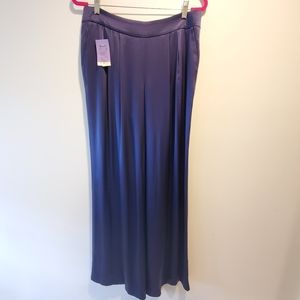 Escada 100% Silk Wide Leg Palazzo Pants Size 40
